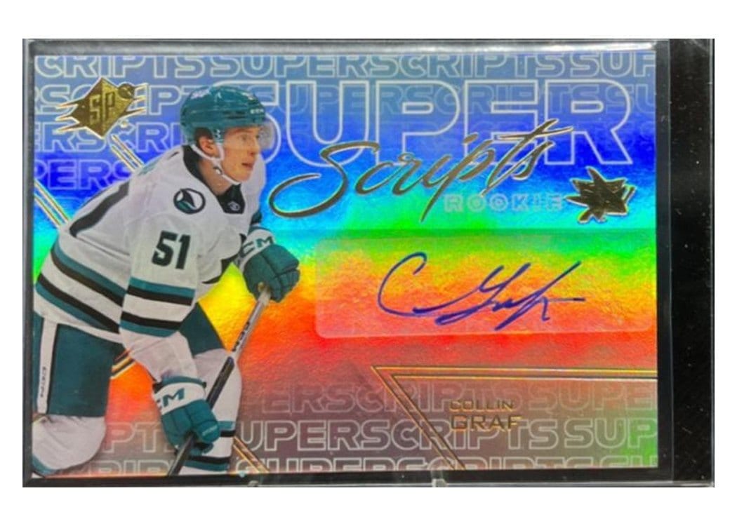 2024-25 SPx SuperScripts Rookies Collin Graf #SSR-CG