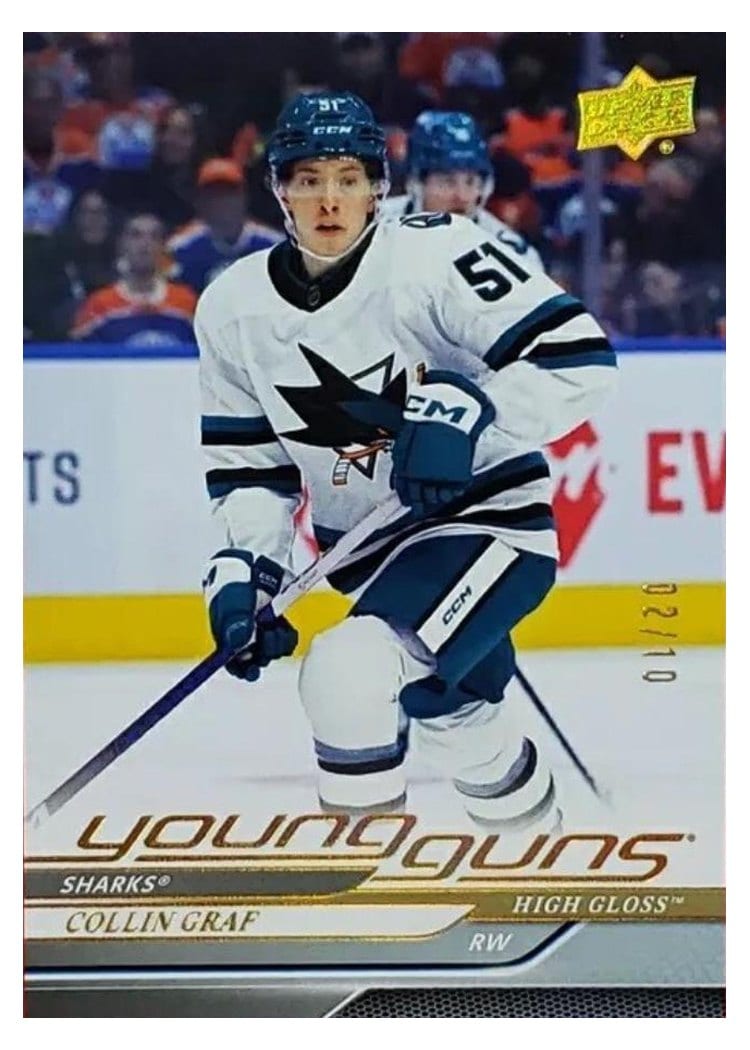 2024-25 Upper Deck Base Set Collin Graf #223 card