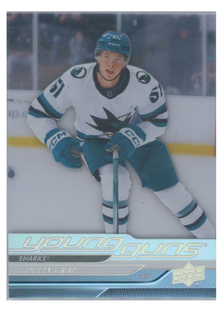 2024-25 Upper Deck Base Set Collin Graf #223 card