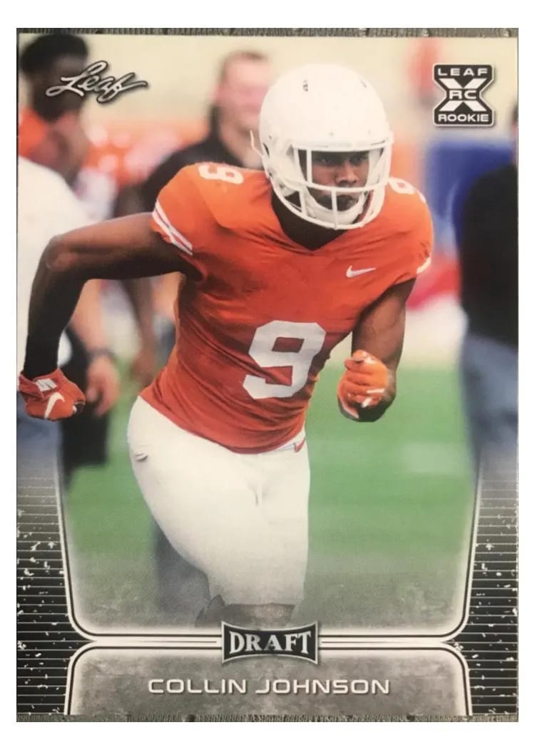 2020 Leaf Draft Collin Johnson #26 card