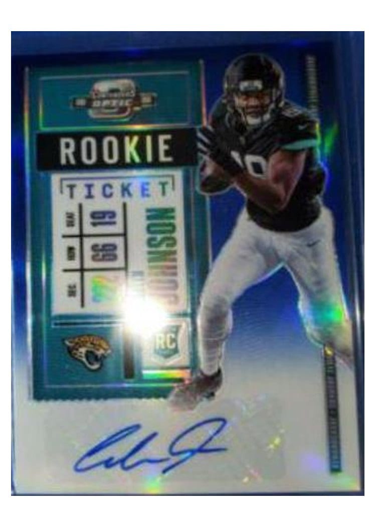 2020 Panini Contenders Optic Base Set Collin Johnson #186 card