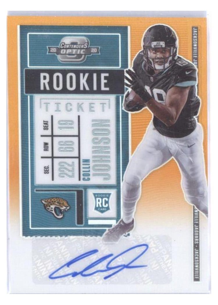 2020 Panini Contenders Optic Base Set Collin Johnson #186 card