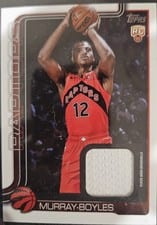 2025-26 Topps Flagship Real One Relics Collin Murray-Boyles #FRO-CM card
