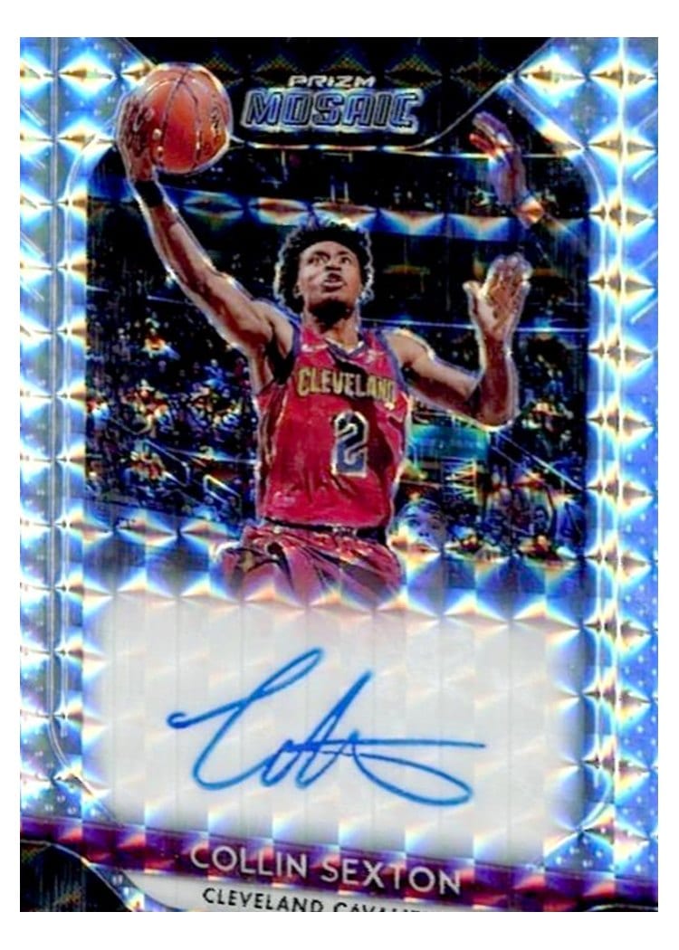 2018 Panini Prizm Mosaic Autographs Collin Sexton #MO-CS card
