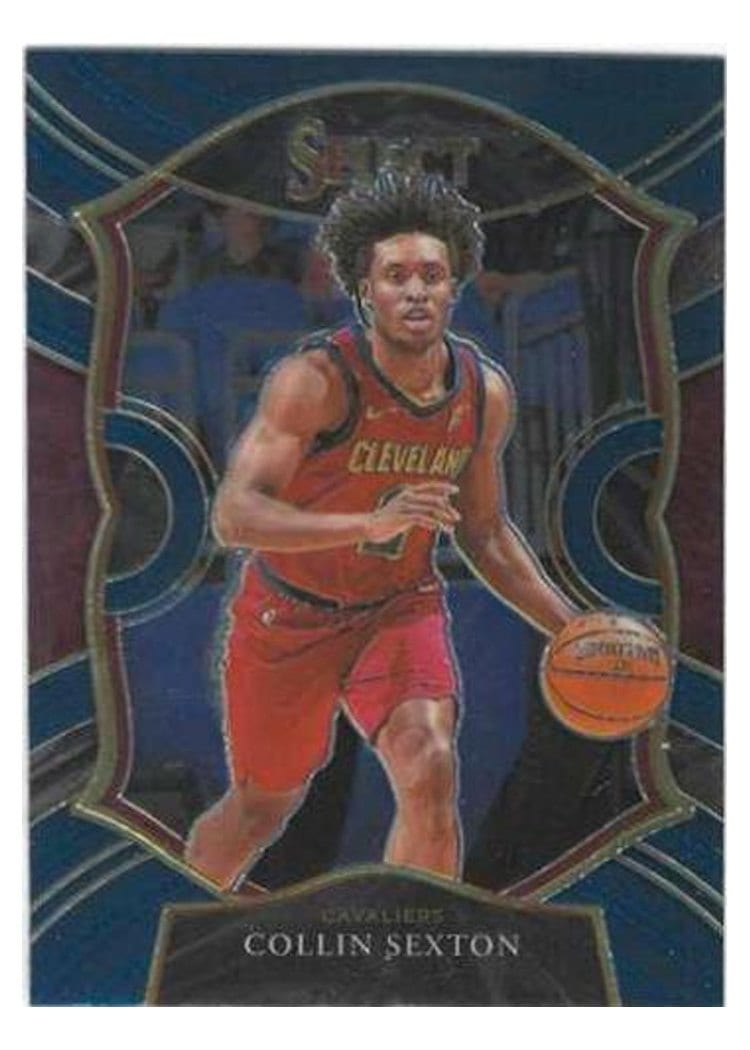 2020-21 Panini Select Base Set Collin Sexton Blue Retail #59 card