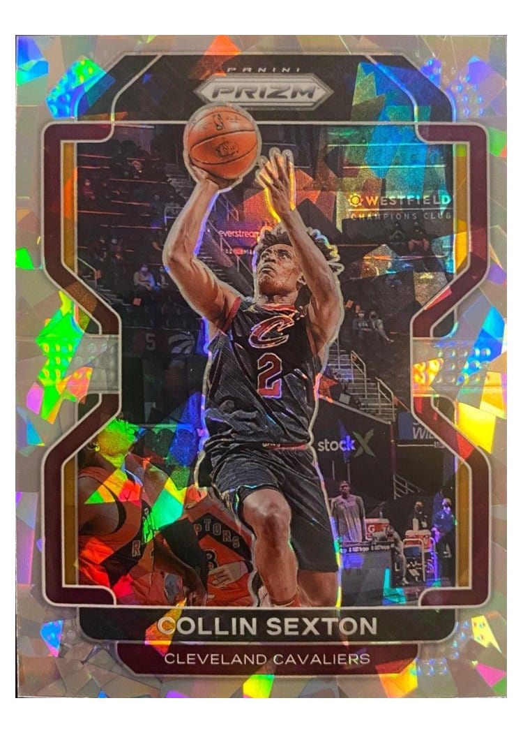 2021-22 Panini Prizm Base Set Collin Sexton Ice Prizm #240 card