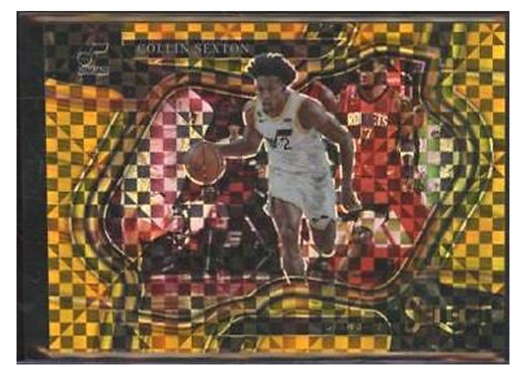 2022-23 Panini Select Base Set Collin Sexton Gold Prizm #223 card