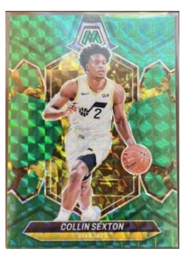 2023-24 Panini Mosaic Base Set Collin Sexton Green #62 card