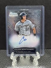 2022 Bowman Sterling Prospect Autographs Colson Montgomery #PA-CM card