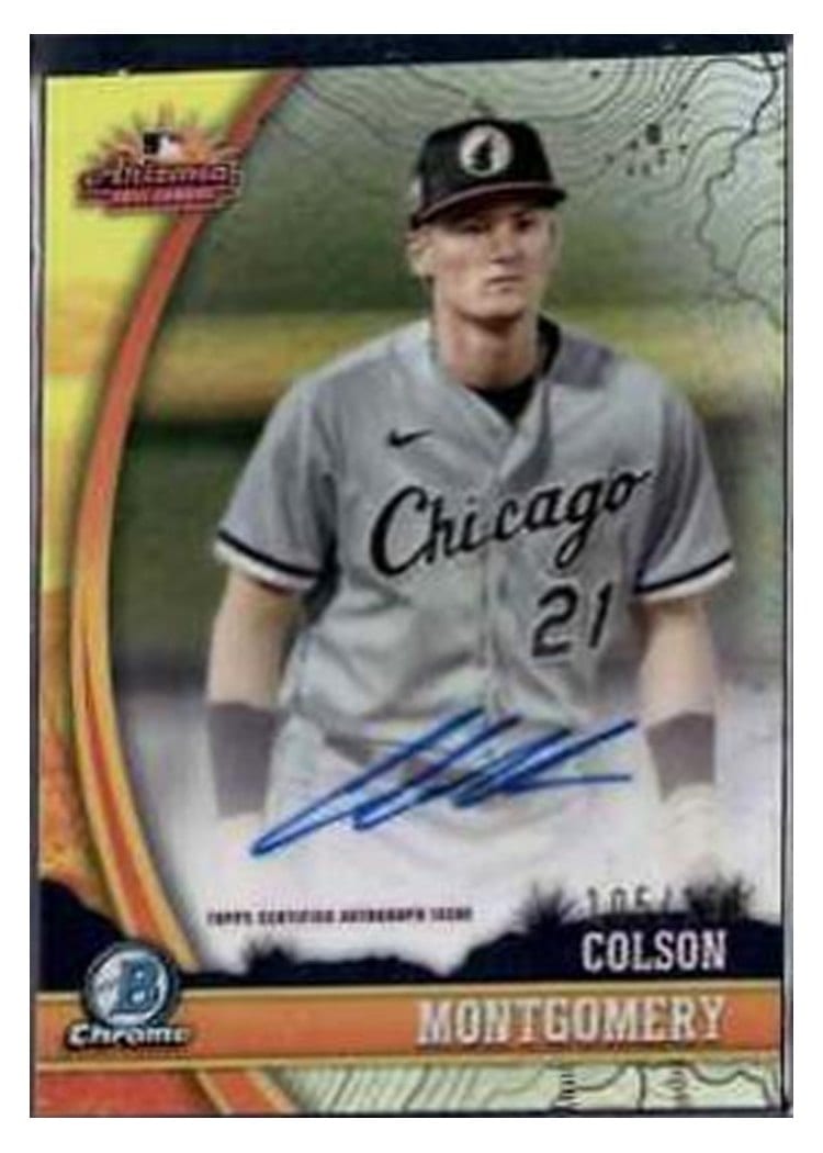2024 Bowman Chrome 2023 AFL Fall Stars Autographs Colson Montgomery #AFL-CM card