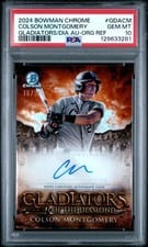 2024 Bowman Chrome Gladiators of the Diamond Autographs Colson Montgomery #GDA-CM card