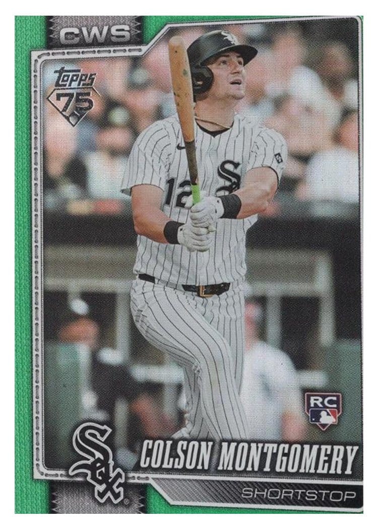 2026 Topps Colson Montgomery Green Rainbow #157 card