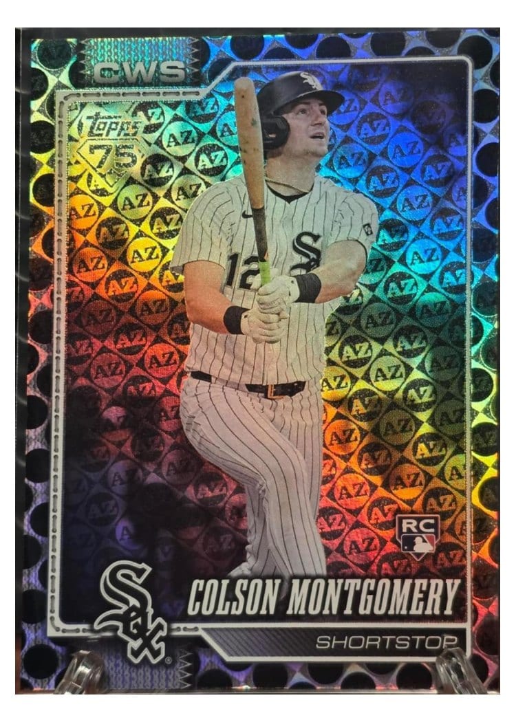 2026 Topps Colson Montgomery Spring Training Black #157 card