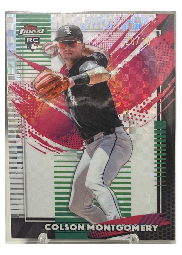 2026 Topps Finest Colson Montgomery White Refractor #291 card