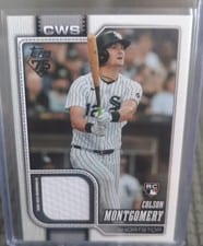 2026 Topps Real One Relics Colson Montgomery #157 card