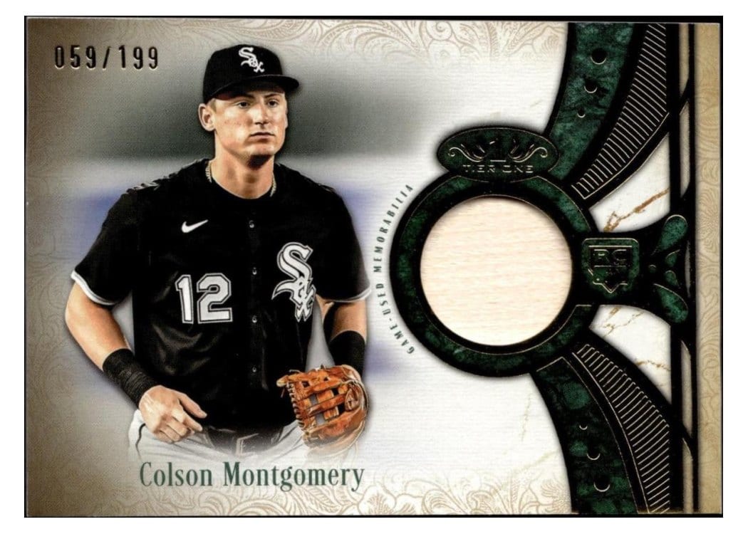 2026 Topps Tier One Rookie Relics Colson Montgomery #RR-CM card