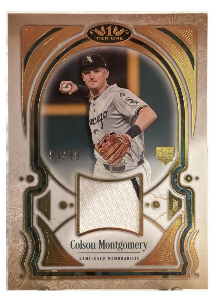 2026 Topps Tier One Tier One Talent Relics Colson Montgomery #T1TR-CM card