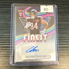 2025 Finest Rookie Finest Autographs Colston Loveland #RFA-CL card