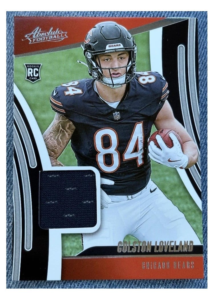 2025 Panini Absolute Absolute Rookie Materials Colston Loveland #ARM-CLD card