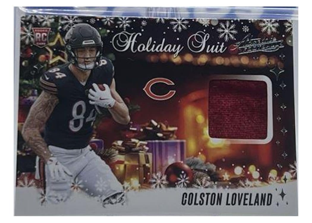 2025 Panini Absolute Countdown Calendar Holiday Suit Relics Colston Loveland #6 card