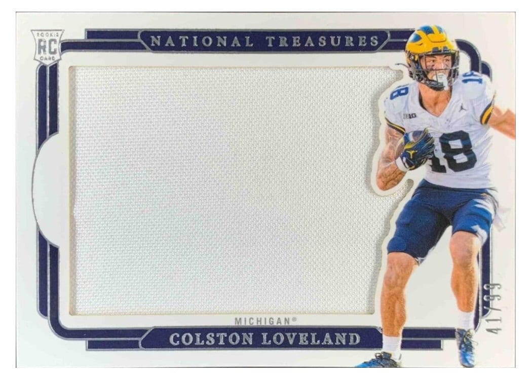 2025 Panini National Treasures Collegiate Rookie Silhouettes Colston Loveland #15