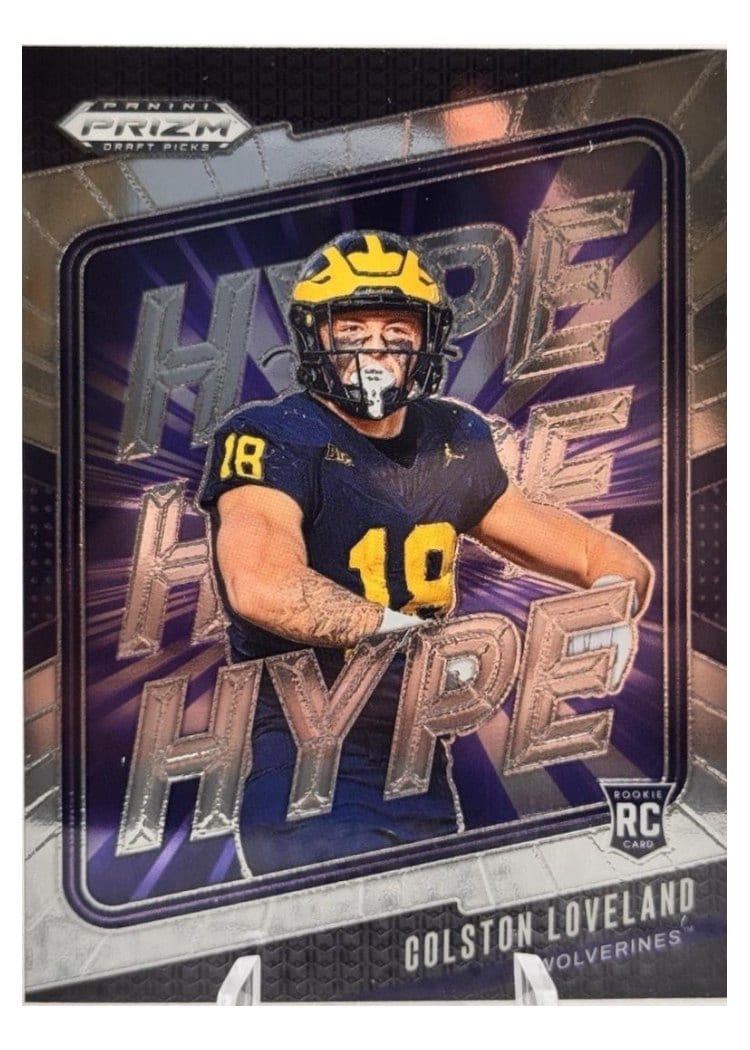 2025 Panini Prizm Draft Picks Hype Colston Loveland #8 card