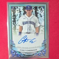 2024 Bowman Sterling Prospect Autographs Colt Emerson #PA-CE card