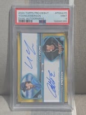 2024 Topps Pro Debut Pro Debut Dual Autographs Colt Emerson / Cole Young #PDDA-YE card