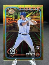 2024 Topps Chrome Radiating Rookies Colt Keith #RR-6 card