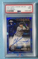2024 Topps Chrome Update Sapphire Edition Autographs Colt Keith #USA-CK card