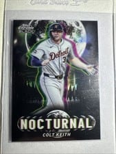 2025 Topps Chrome Black Nocturnal Colt Keith #NOC-40 card