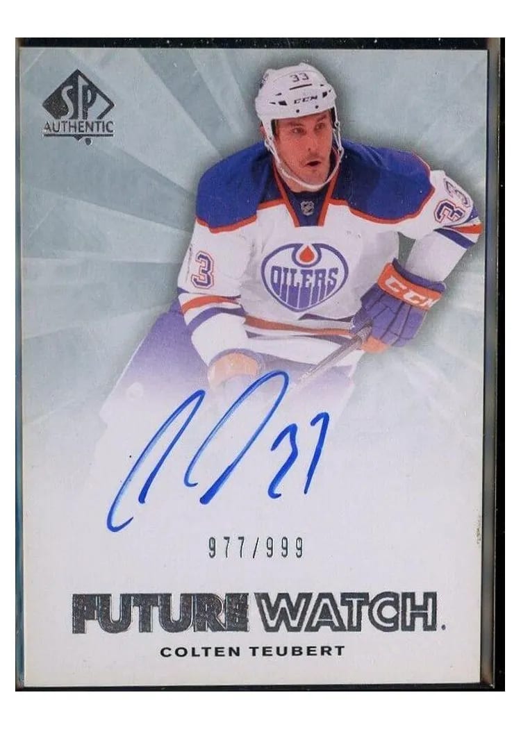 2011 SP Authentic Colten Teubert #223 card