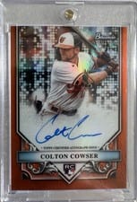 2024 Bowman Sterling Rookie Autographs Colton Cowser #RA-CC card