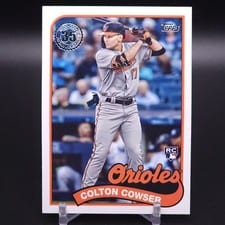 2024 Topps 1989 Topps Baseball 35th Anniversary (Series 1) Colton Cowser #89B-12 card