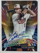 2024 Topps Chrome Logofractor Edition Future Stars Autographs Colton Cowser #FSA-CC card