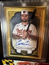 2024 Topps Gilded Collection Gallery of Gold Autographs Colton Cowser #GOG-CC card