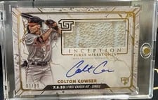 2024 Topps Inception MLB First Milestones Autographed Relic Colton Cowser #FMAR-CC card