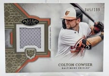 2024 Topps Tier One Rookie Relics Colton Cowser #RR-CC card