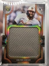 2024 Topps Triple Threads Rookie Jumbo Relics Colton Cowser #RJR-CC card