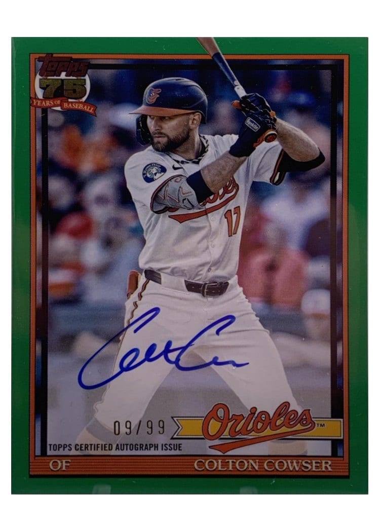 2026 Topps 1991 Topps Autographs Colton Cowser #91A-COW card