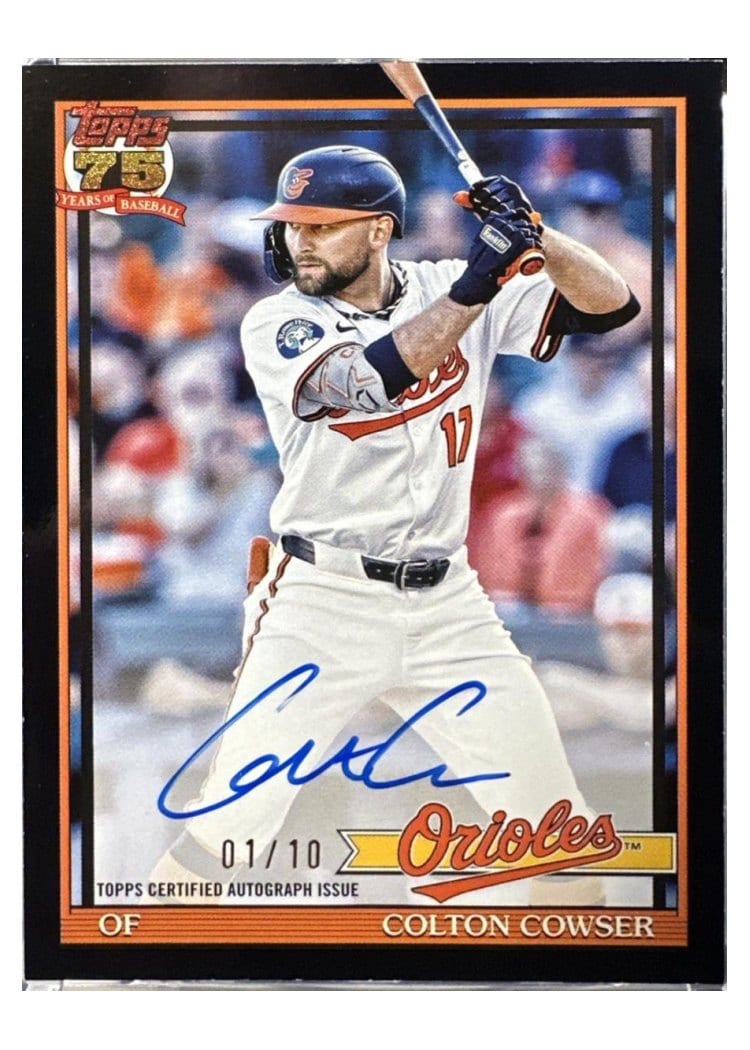 2026 Topps 1991 Topps Autographs Colton Cowser #91A-COW card