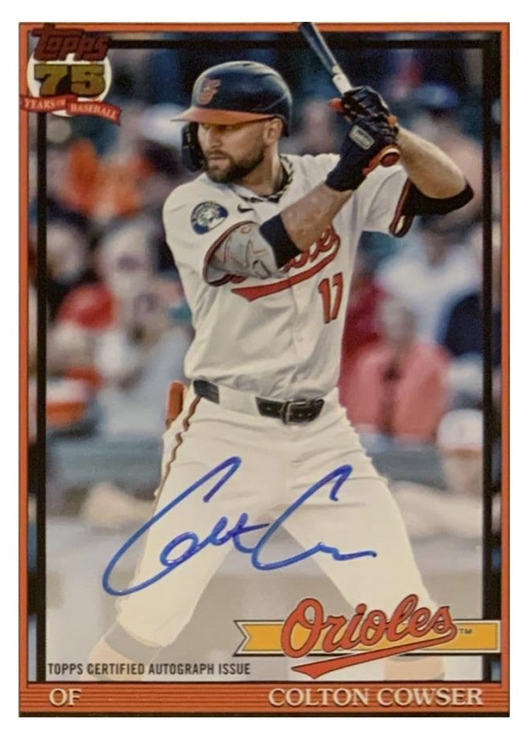 2026 Topps 1991 Topps Autographs Colton Cowser #91A-COW card