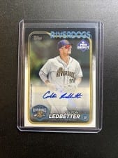 2024 Topps Pro Debut Autographs Colton Ledbetter #PD-199 card
