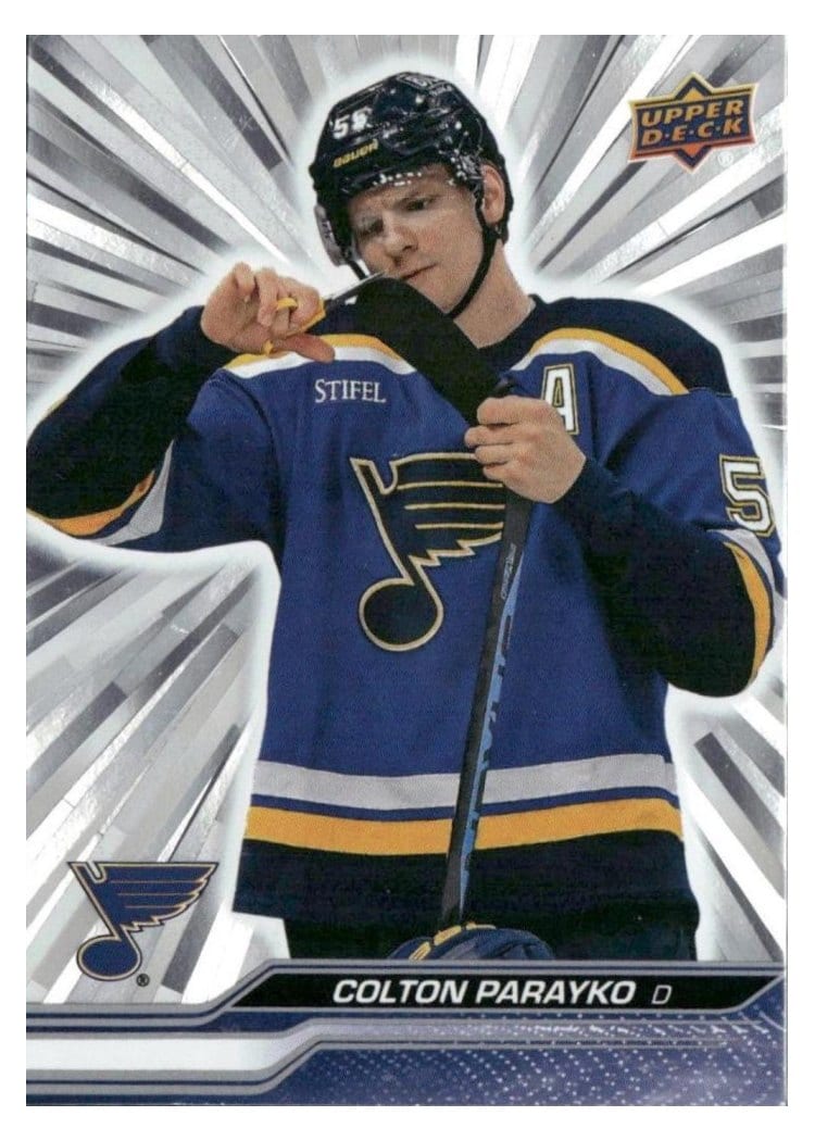 2023-24 Upper Deck Base Set Colton Parayko #408 card