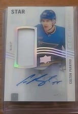 2023-24 Upper Deck Premier Acetate Star Autograph Patch Colton Parayko #AV-CP