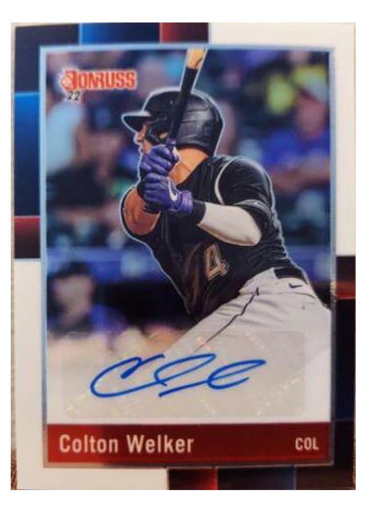 2022 Donruss Optic Retro 1988 Signatures Colton Welker #R88S-CW card
