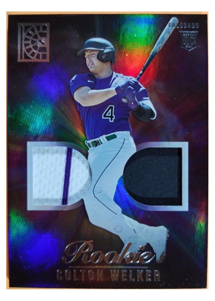 2022 Panini Capstone Rookie Dual Materials Colton Welker #RDM-CW card