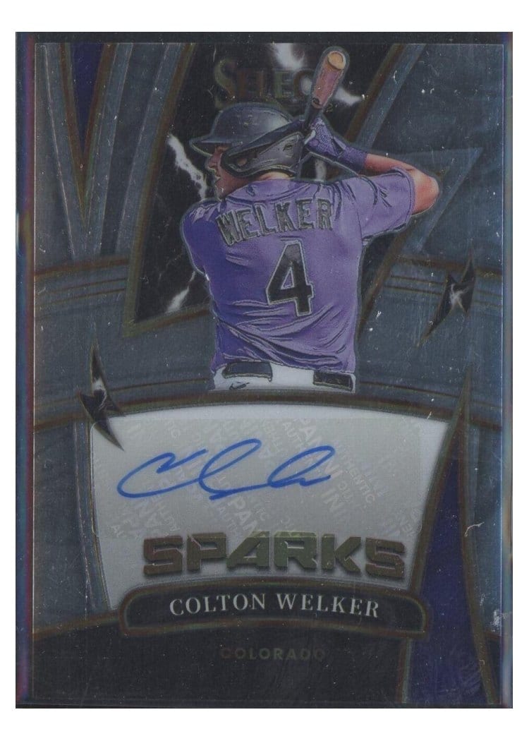 2022 Panini Select Sparks Signatures Colton Welker #SS-CW card