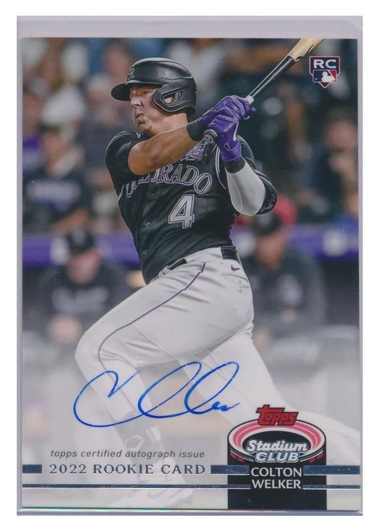 2022 Stadium Club 1992 Design Autographs Colton Welker #RDVA-CW card