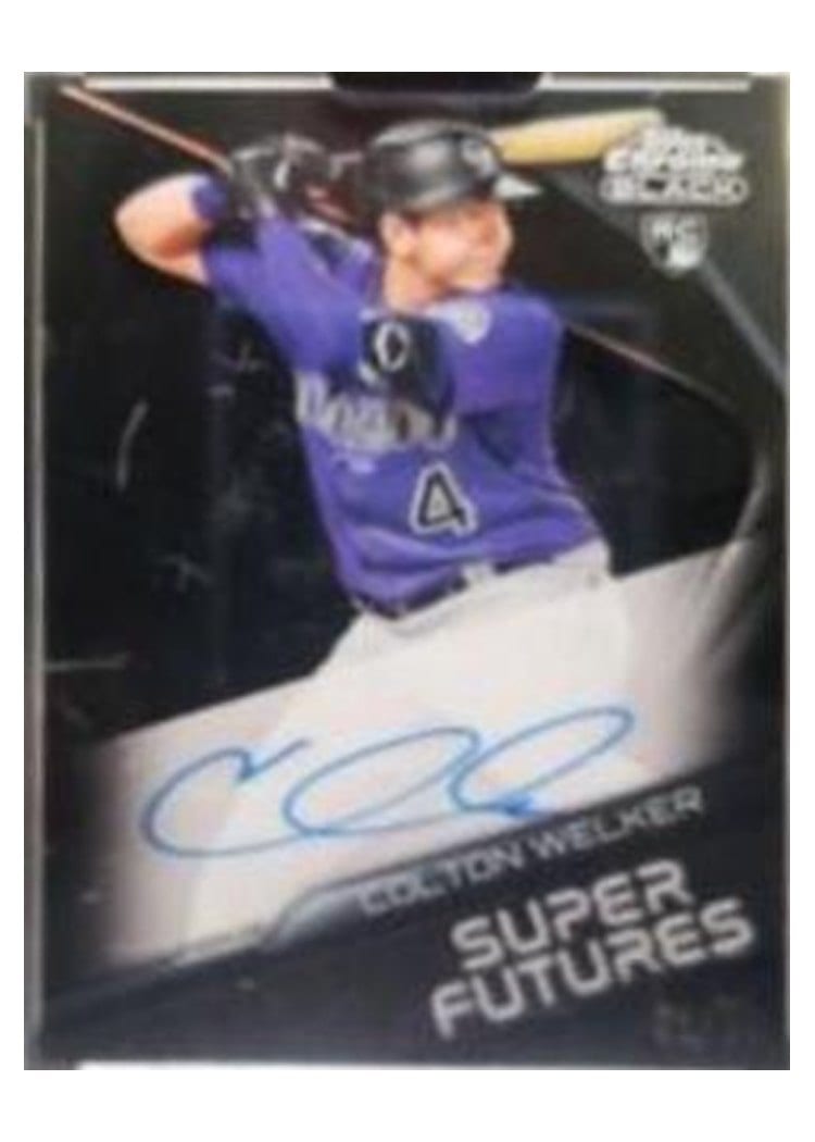 2022 Topps Chrome Black Super Futures Autographs Colton Welker #SFA-CW card